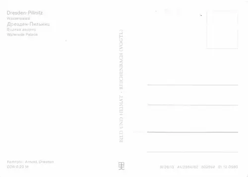 Dresden-Pillnitz Wasserpalais ngl 180.908