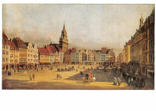 Dresden Der Altmarkt Gemälde-AK von Canaletto ngl 180.916
