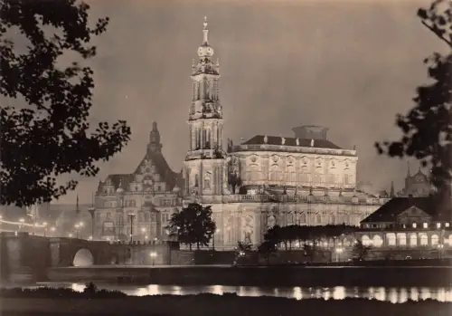 Dresden Dimitroffbrücke, Georgentor und Prosteikirche ngl 180.905