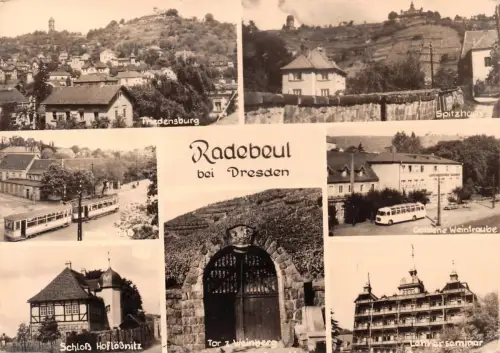 Radebeul, Mehrbildkarte gl1962 180.959