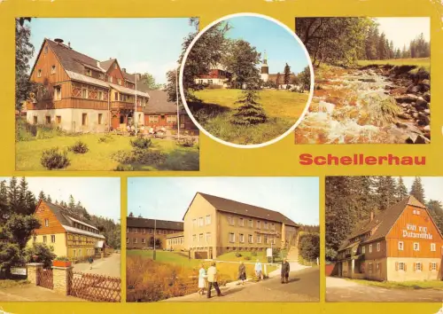 Schellerhau Mehrbildkarte gl1988 180.977