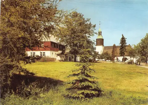 Schellerhau Blick nach Oberkipsdorf Diakonissenheim gl1983 180.974