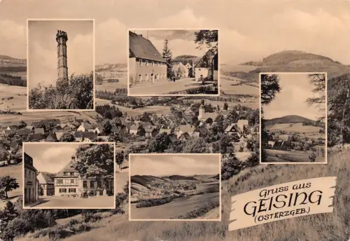 Geising / Erzgebirge Mehrbildkarte gl1963 180.990