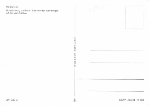 Meißen Albrechtsburg und Dom ngl 181.011
