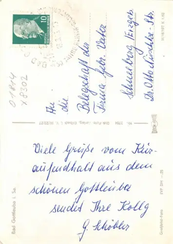 Bad Gottleuba Teilansicht gl1963 181.035