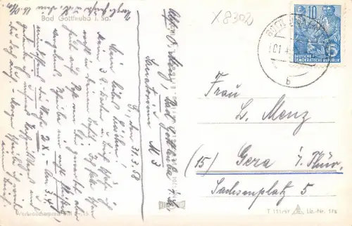 Bad Gottleuba Teilansicht gl1958 181.034