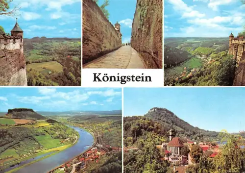 Königstein (Sachsen) Mehrbildkarte ngl 181.049