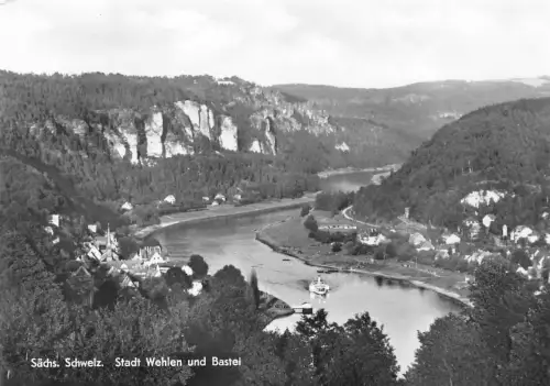 Wehlen (Sächsische Schweiz) und Bastei ngl 181.056
