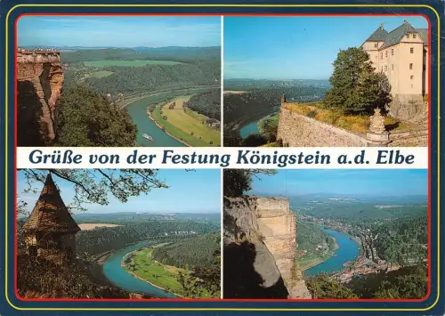 Königstein (Sachsen) Mehrbildkarte gl1999 181.050