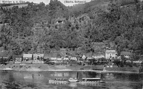 Wehlen (Sächsische Schweiz) Panorama gl1924 181.053