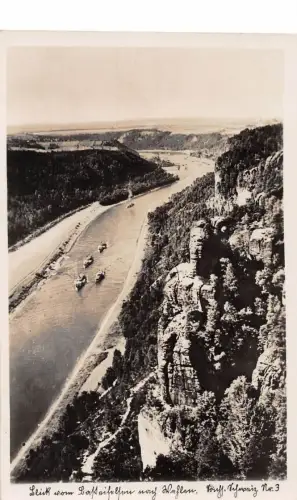 Wehlen Blick vom Basteifelsen ngl 181.076