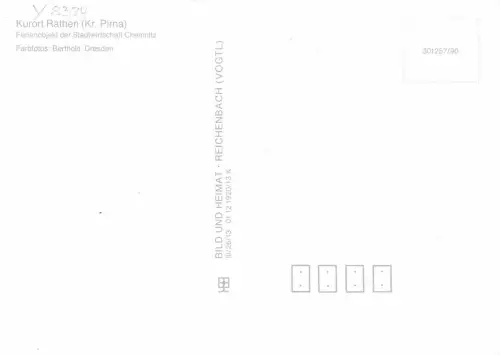 Rathen (Sächsische Schweiz) Mehrbildkarte ngl 181.069