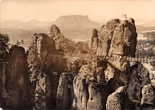 Basteibrücke Sächsische Schweiz gl1963 181.086