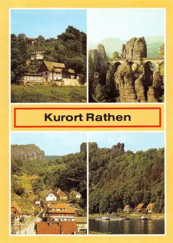 Rathen (Sächsische Schweiz) Mehrbildkarte ngl 181.071