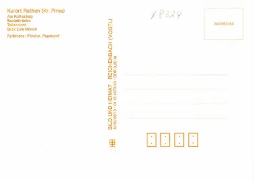 Rathen (Sächsische Schweiz) Mehrbildkarte ngl 181.071
