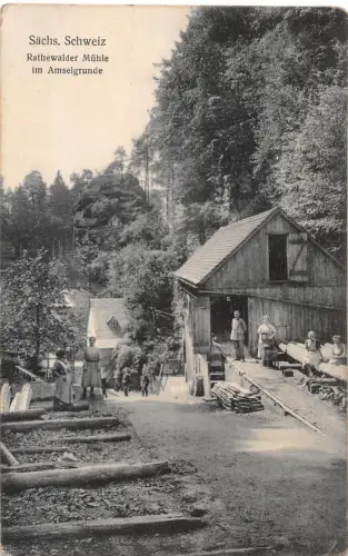 Rathewalder Mühle im Amselgrunde ngl 181.078