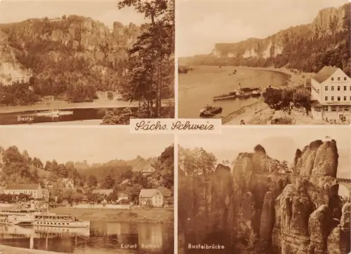 Sächsische Schweiz Mehrbildkarte ngl 181.093