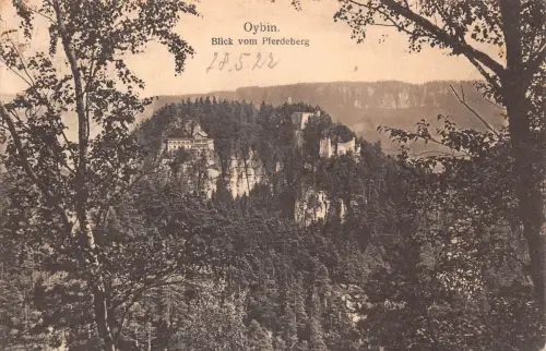 Oybin Blick vom Pferdeberg gl1922 181.130