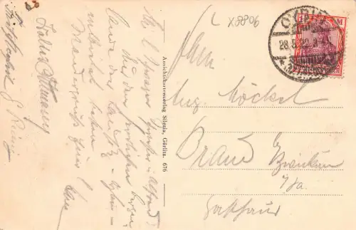 Oybin Blick vom Pferdeberg gl1922 181.130