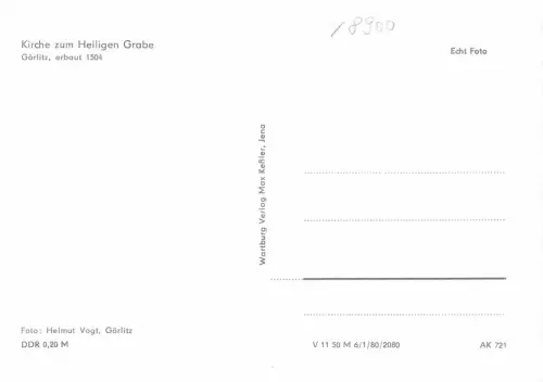 Görlitz Kirche zum heiligen Grabe ngl 181.146