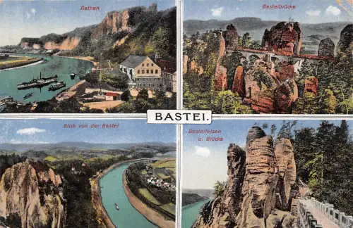 Bastei Mehrbildkarte feldpgl1917 181.136