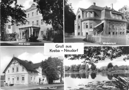 Kreba-Neudorf Mehrbildkarte gl1990 181.152