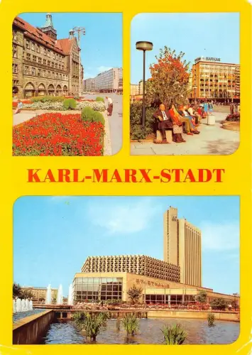 Karl-Marx-Stadt Mehrbildkarte ngl 181.165