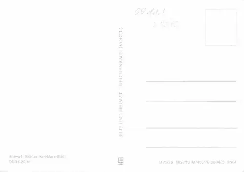 Karl-Marx-Stadt Stadtplankarte ngl 181.162