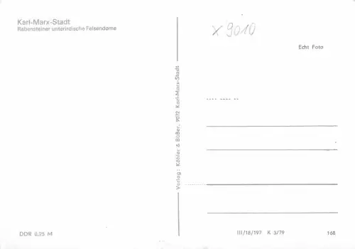 Karl-Marx-Stadt Rabensteiner Felsendome ngl 181.158