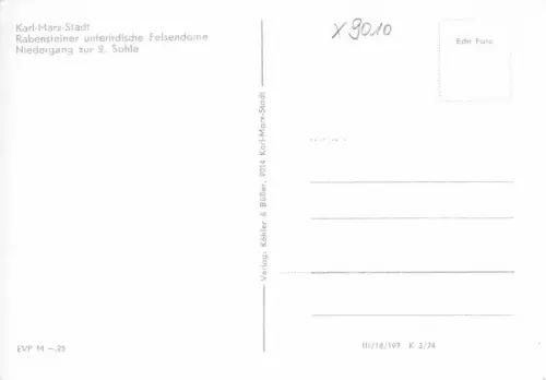 Karl-Marx-Stadt Rabensteiner Felsendome ngl 181.161