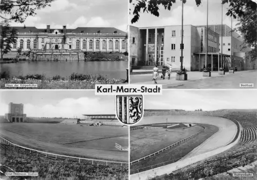 Karl-Marx-Stadt Mehrbildkarte gl 181.166