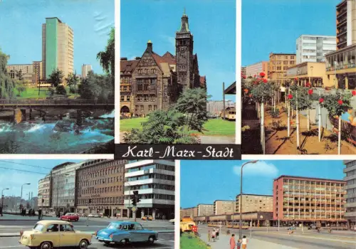 Karl-Marx-Stadt Mehrbildkarte gl 181.168