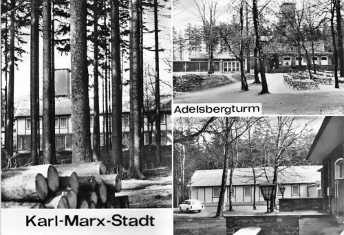 Karl-Marx-Stadt Adelsbergturm Mehrbildkarte gl1973 181.169
