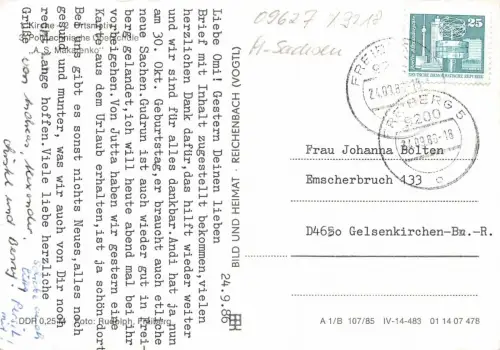 Oberbobritzsch Mehrbildkarte gl1986 181.181