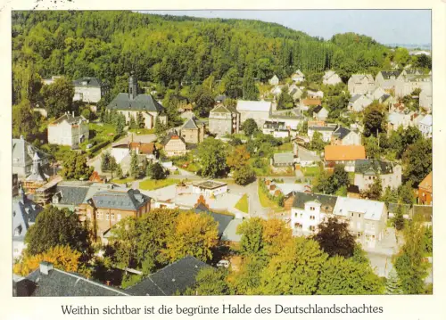 Oelsnitz im Erzgebirge Stadtmitte und Halde gl1998 181.176