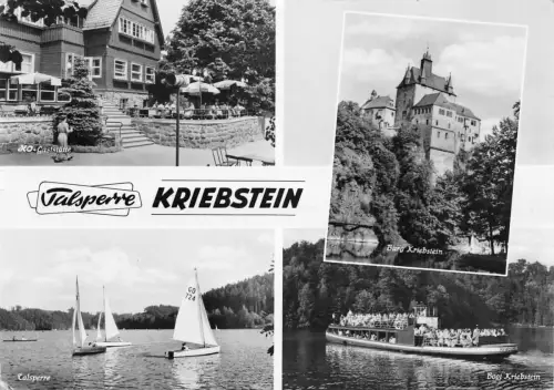 Kriebstein Talsperre Mehrbildkarte gl1963 181.184