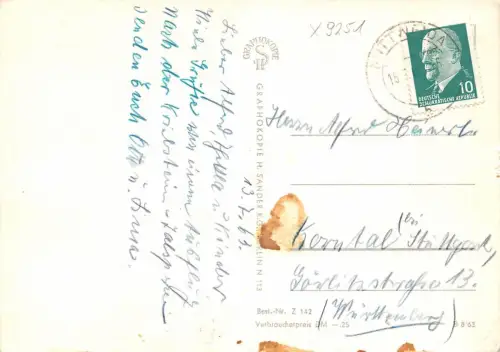Kriebstein Talsperre Mehrbildkarte gl1963 181.184