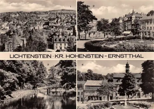 Lichtenstein (Kr. Hohenstein) Mehrbildkarte gl 181.187