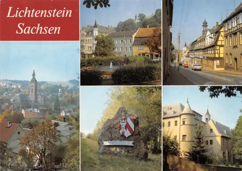 Lichtenstein (Kr. Hohenstein) Mehrbildkarte gl1995 181.188
