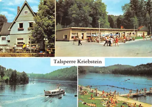 Kriebstein Talsperre Mehrbildkarte gl1977 181.185