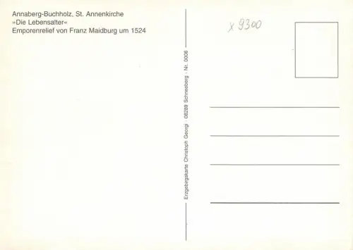 Annaberg-Buchholz St. Annenkirche Die Lebensalter ngl 181.192