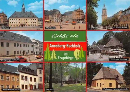 Annaberg-Buchholz Mehrbildkarte ngl 181.204