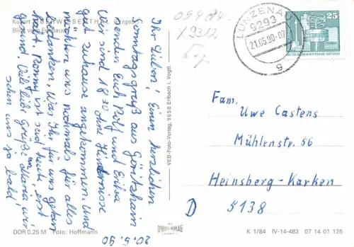 Berwiesenthal Blick vom Eckbauer gl1990 181.210
