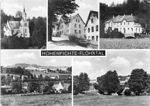 Hohenfichte-Flöhatal Mehrbildkarte gl1977 181.234