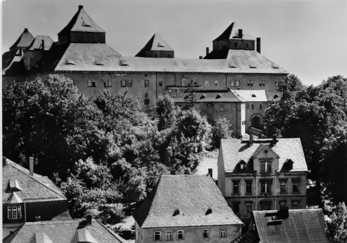 Augustusburg Blick zum Schloß ngl 181.233