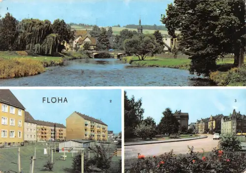 Flöha Mehrbildkarte gl1972 181.229