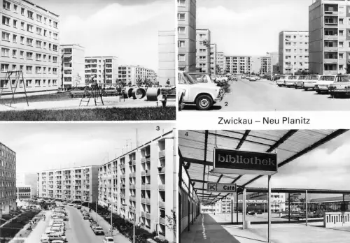 Zwickau-Neu Planitz Mehrbildkarte ngl 181.258