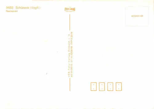 Schöneck (Vogtland) FDGB-Erholungsheim "Karl Marx" ngl 181.267
