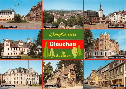 Glauchau Mehrbildkarte ngl 181.260