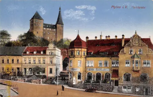 Mylau im Vogtland Marktplatz ngl 181.276